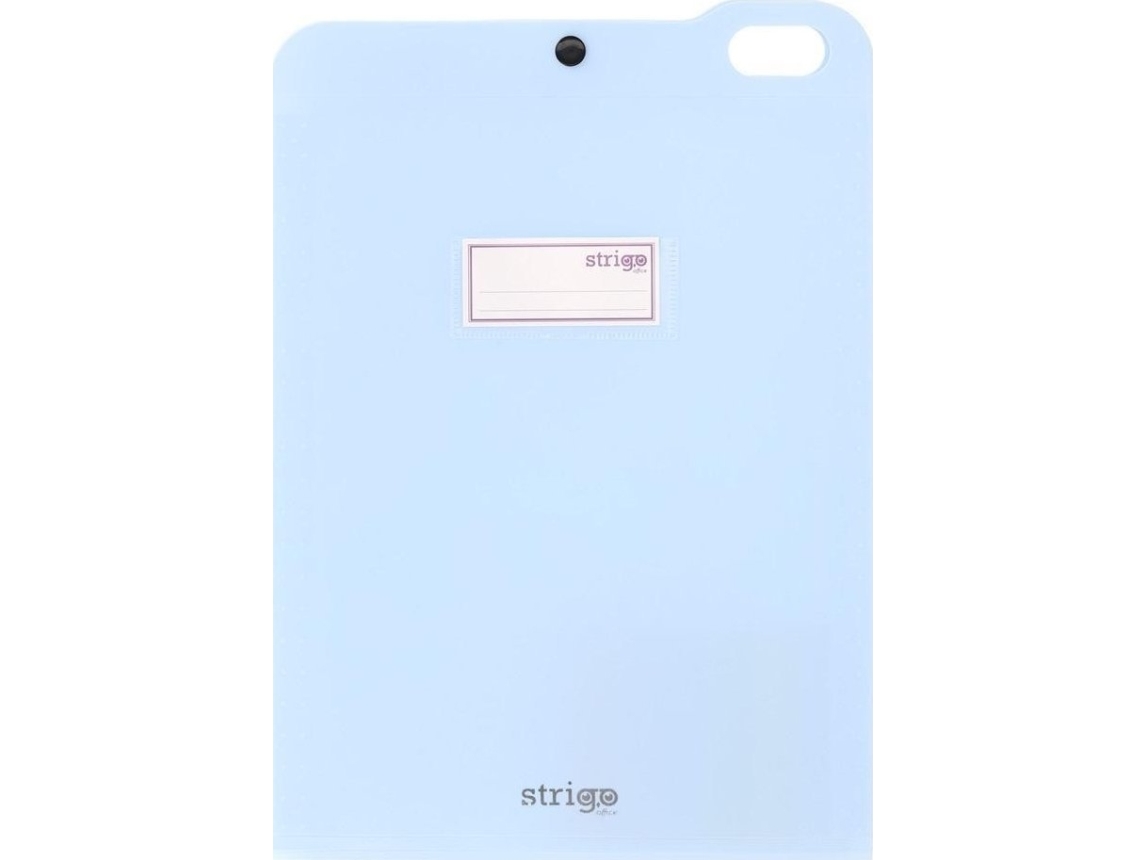 Vfile A4 folder with 5 dividers blue STRIGO