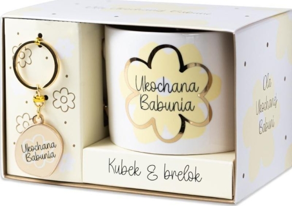 Set med mugg + nyckelring till mormor och hennes älskade farmor | N - A | GameStuff