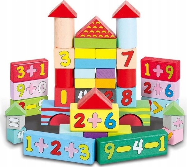 Smily Play Träklossar SPW84941 49412 | Leksaker - För dom minsta - Byggklossar | GameStuff