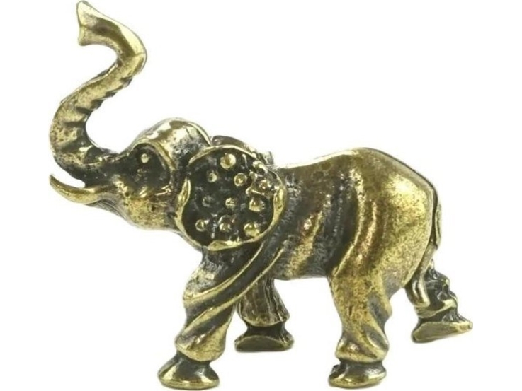 Metall-Figur Indischer Elefant Abino