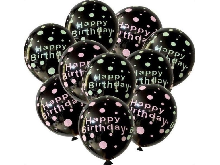 Zestaw Balonów Happy Birthday Sort 11El