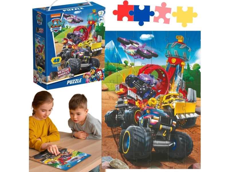 Dodo Puzzle "Psi Patrol" Fahrzeuge 48 Teile Jigsaw Puzzle Für Kinder