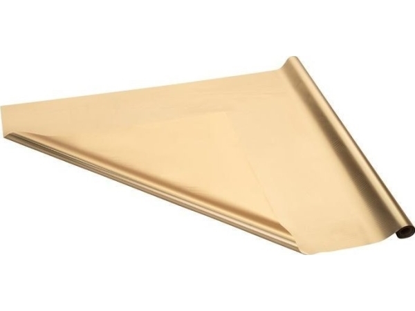 Kultainen satiinikoristeellinen folio 0.8x25M