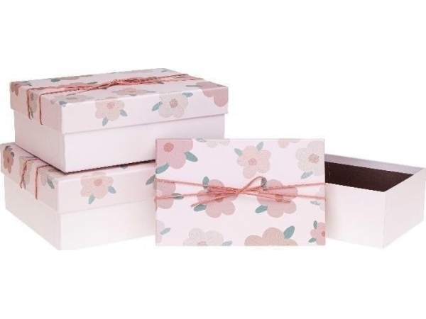 PR Flowers gaveæske 3 stk ROZETTE