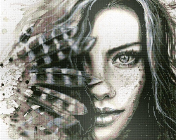 Diamantmosaik - Utmärkande utseende 40x50cm | N - A | GameStuff