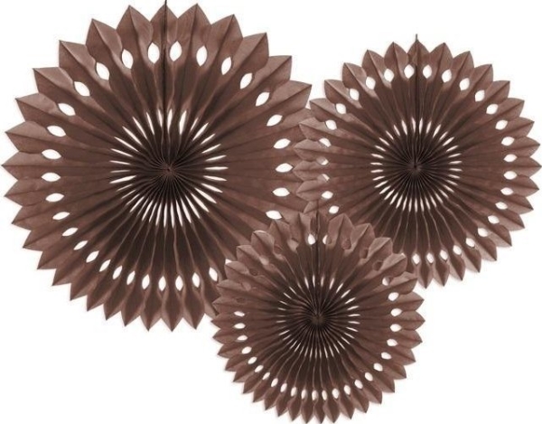 Dekorative Rosetten Braun 20-30Cm