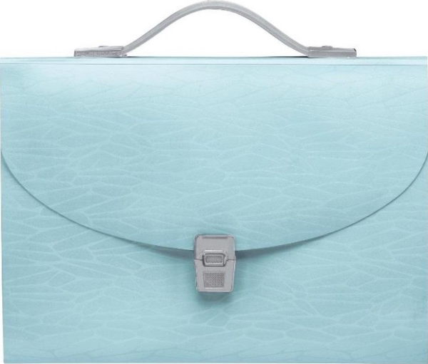Klappmappe Mit Griff Pastellblau