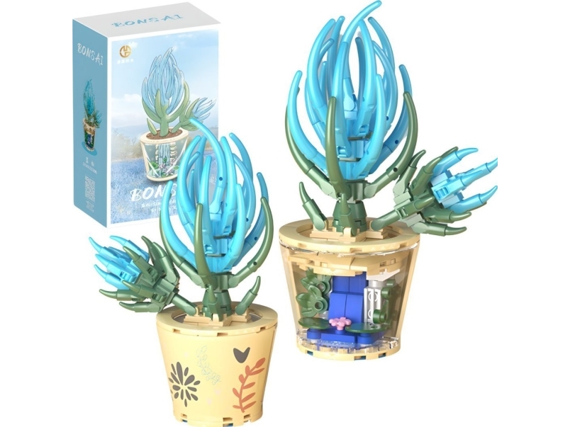 3D Doppelseitige Blumentopf Wasserfall Satz Von Ziegeln