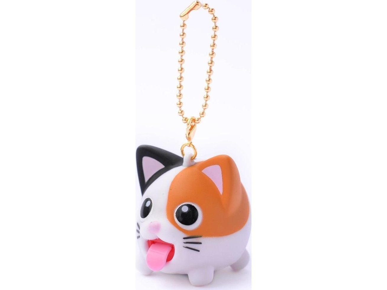 Jibber Pet Charms Cat Tricolor Keychain
