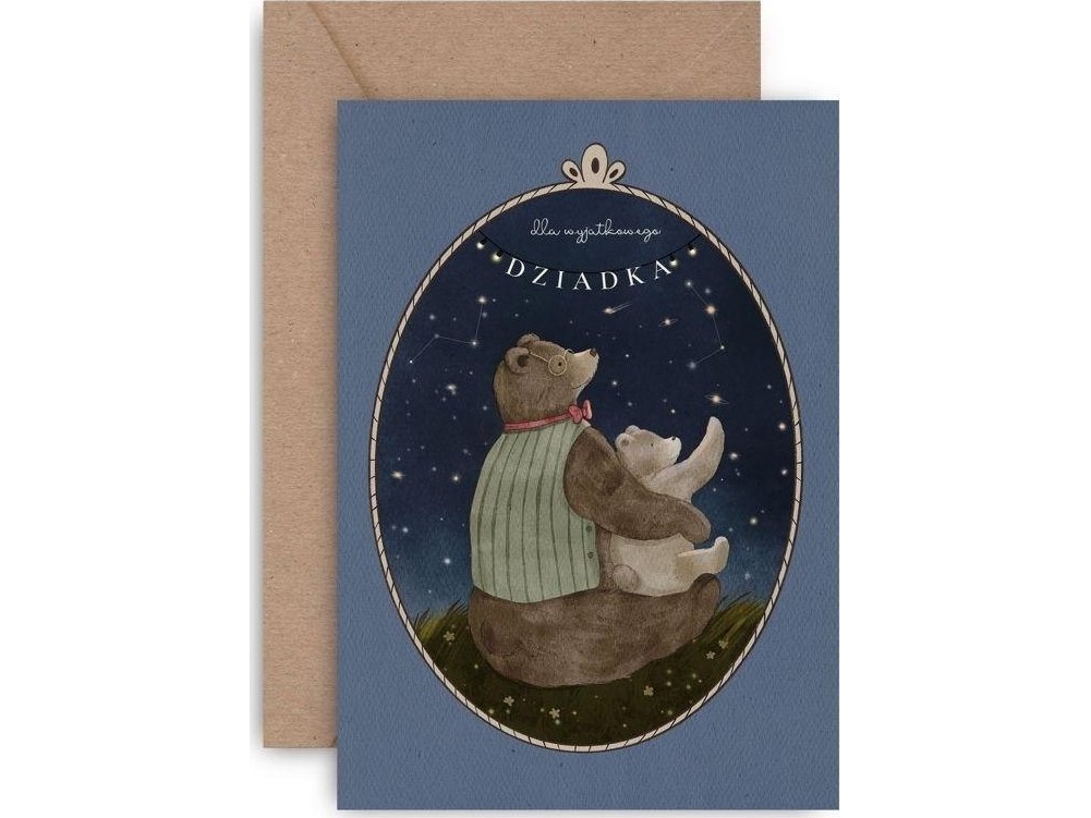 Kreativ Gruppe fødselsdagskort til en enestående bedstefar - Grandpa Bear