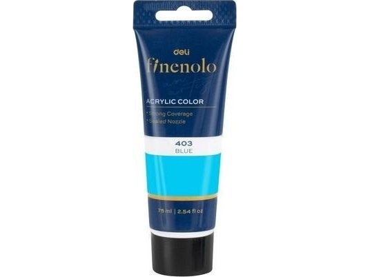 Acrylfarbe Finenolo 75Ml Blau Deli