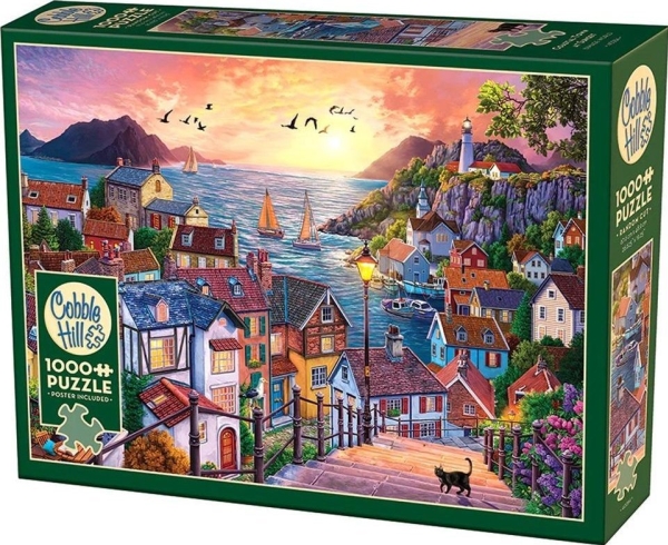 Puzzle 1000 Sunset In A Seaside Town