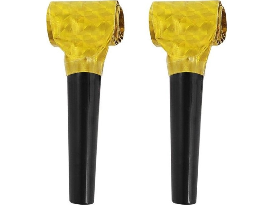 Guld holografiska trumpeter 100 st | Papper & Emballage - Kuvert & påsar - Prov påsar | GameStuff