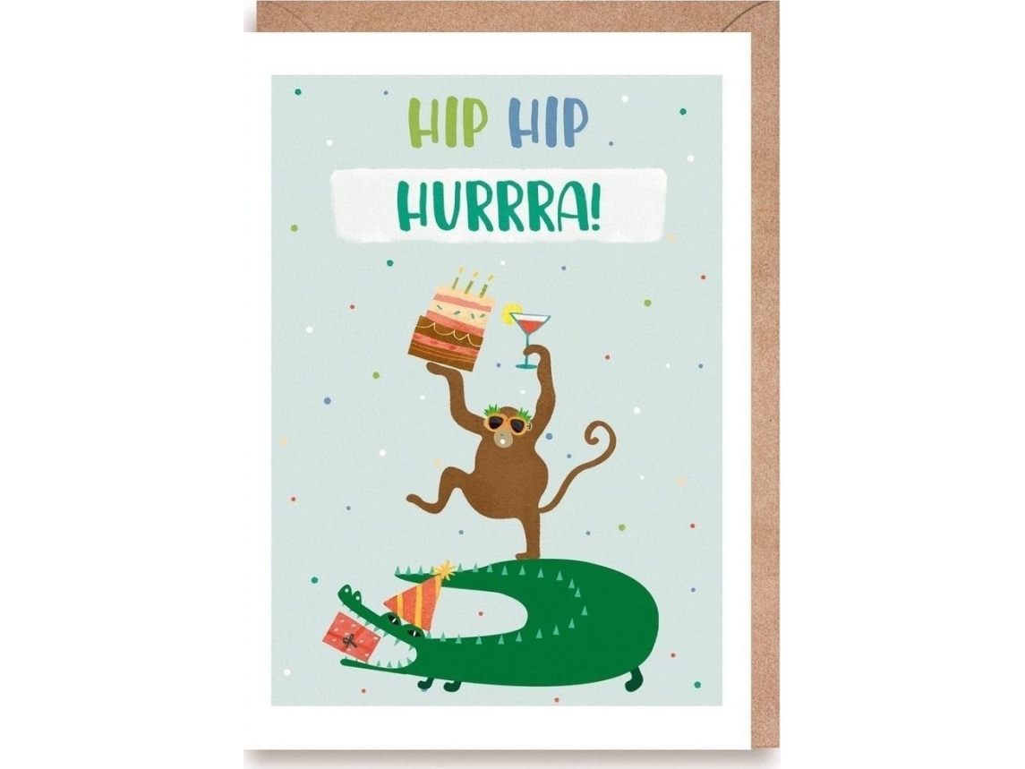 Kort til fødselsdag Hip-hip, hurra!