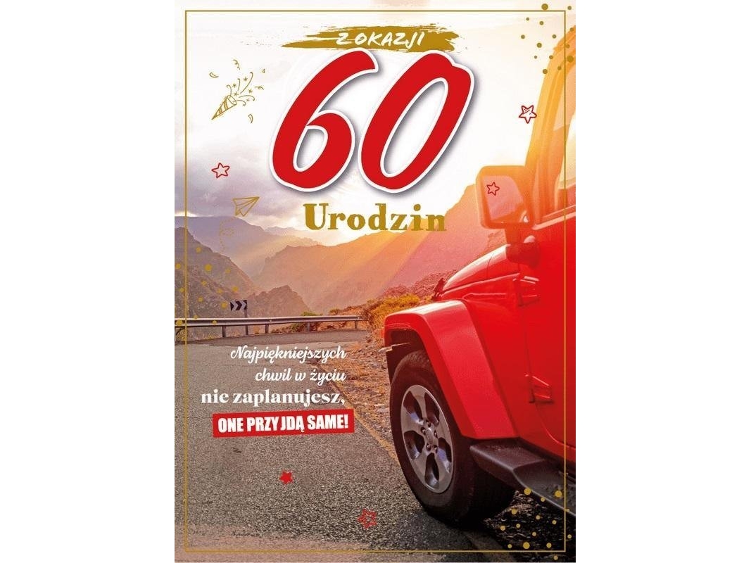 Geburtstagskarte 60
