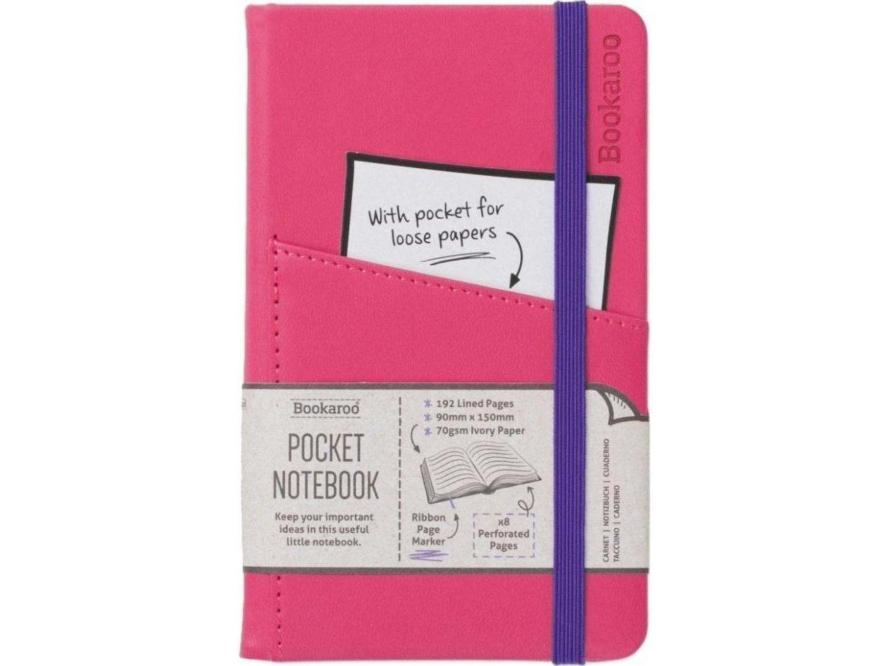 Bookaroo Notatnik Journal Pocket A6 - Różowy