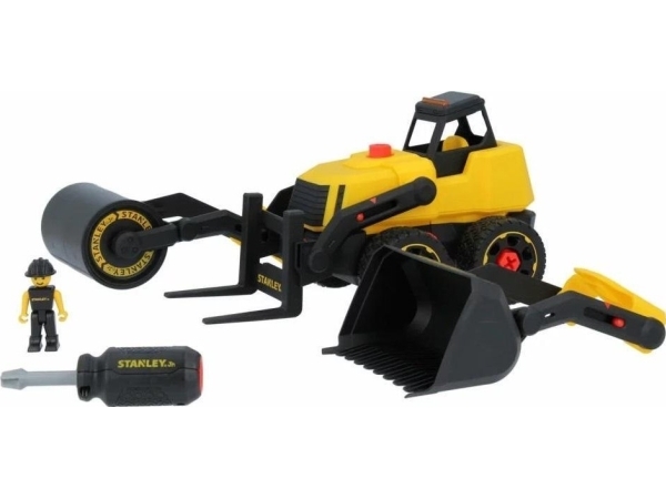 3-In-1-Set - Bagger, Walze, Gabelstapler
