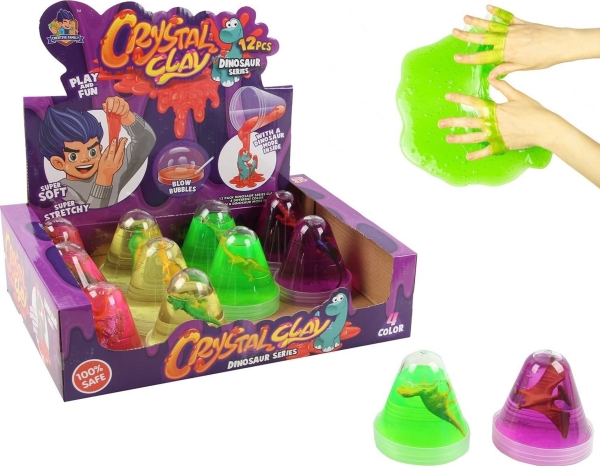 Magic mass slime with dinosaur 150g | Leksaker - Kreativitet - Spela degen | GameStuff