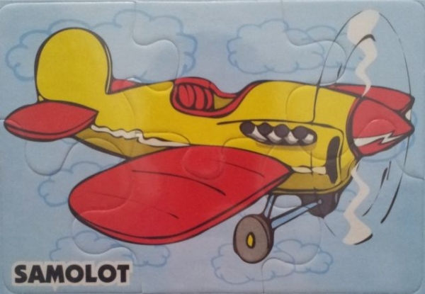 Delphin Puzzle 6 Flugzeug