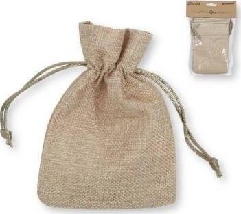 Naturliga jutepåsar 7x10cm 6st EDUKAMP | Skola & Hobby - Festdekorera - Presentinslagning | GameStuff