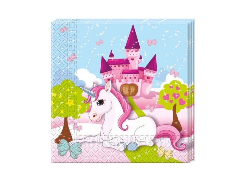 Enhjørning servietter