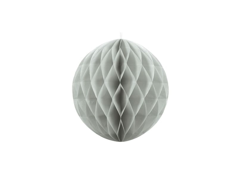 Hellgrauer Seidenpapierball, 10 Cm