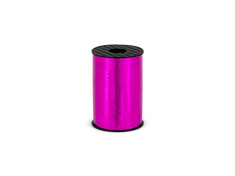 Geschenkband, Dunkelrosa Metallic
