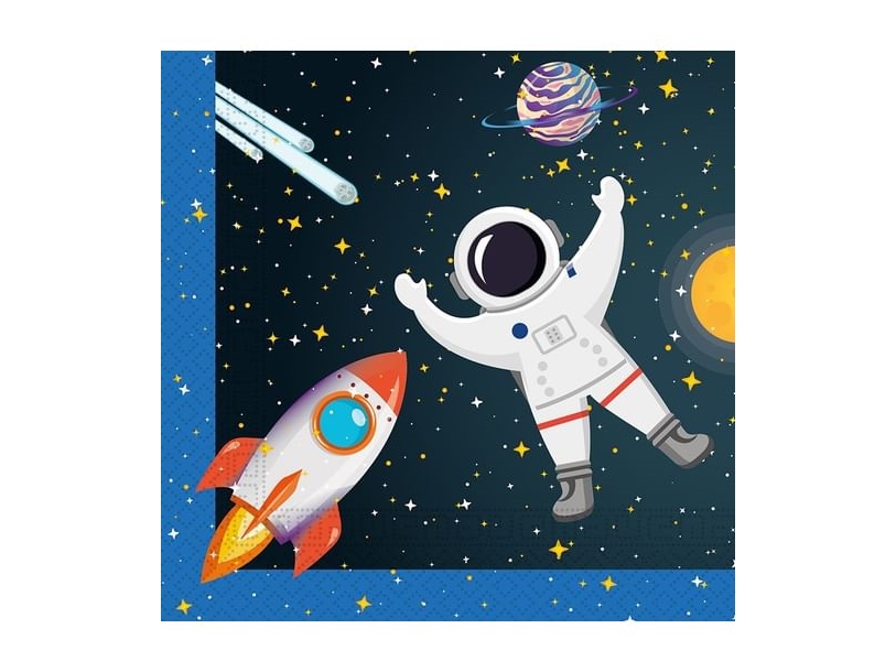 Rocket Space Servietter, 20 Stk.