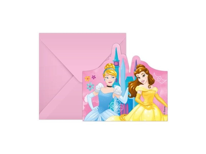 Disney Prinsesse invitationer | Skola & Hobby - Festdekorera - Presentinslagning | GameStuff