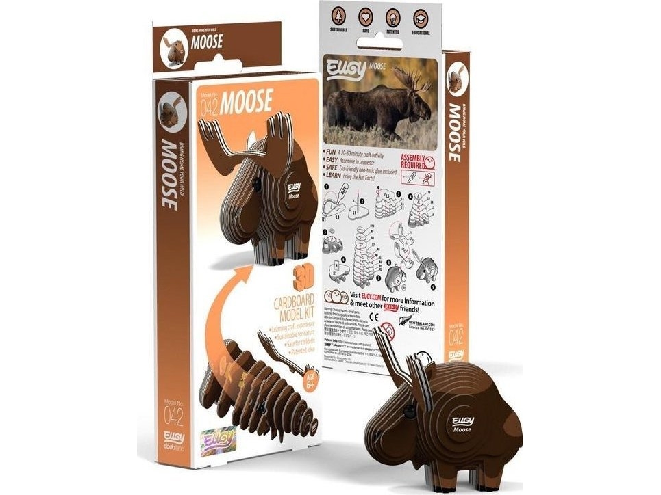 Eugy Der Elch - 3D Öko-Puzzle