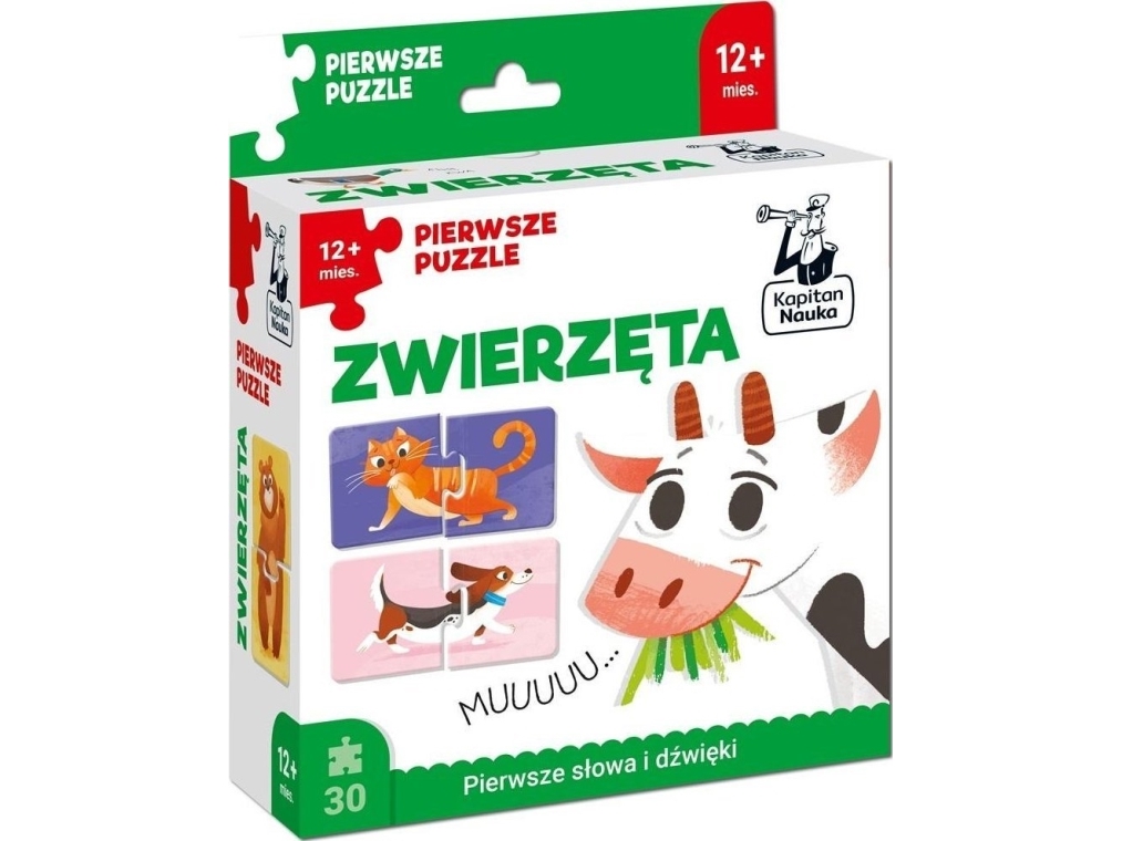 Captain Science: Tiere: Die Ersten Puzzles