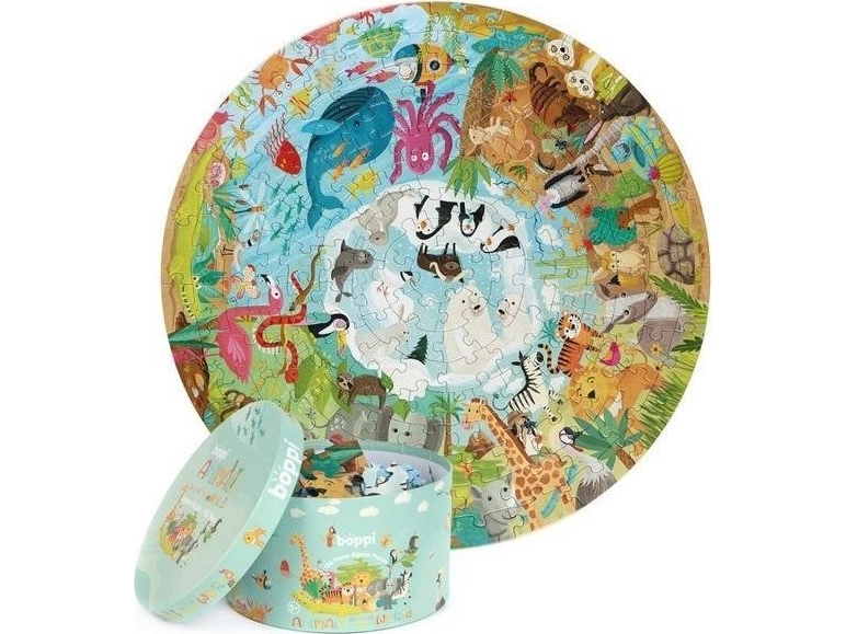 Rundes Puzzle 150 Tiere Der Welt