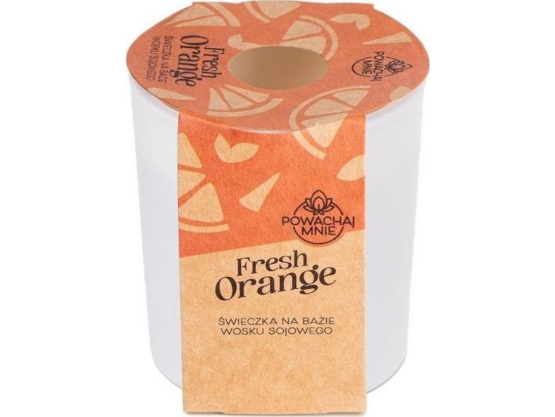 Smell Me Fresh Orange Sojakerze Weiß