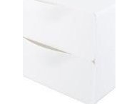 2-Kammer-Schreibtisch-Organizer Weiß