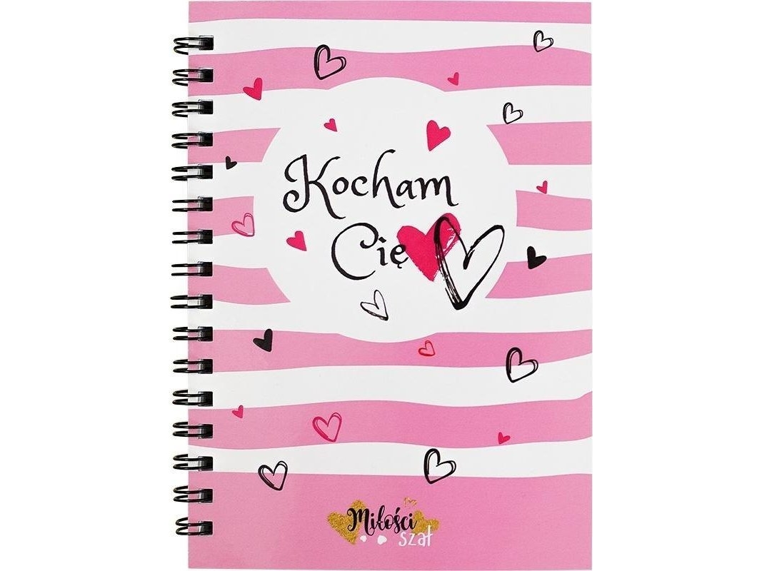 Anteckningsbok med fjäder: Kocham Cie | Skola & Hobby - Skolböcker & kalkylblad - Lösa ark och block | GameStuff