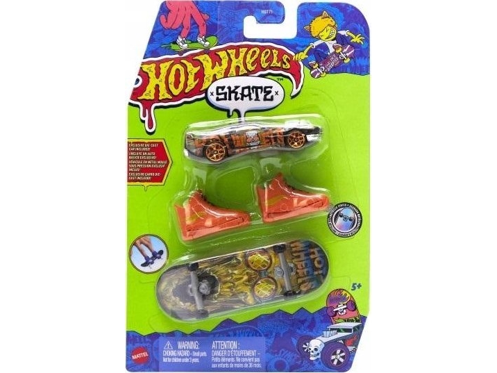 Mattel Hot Wheels Skateboard Skor Bil