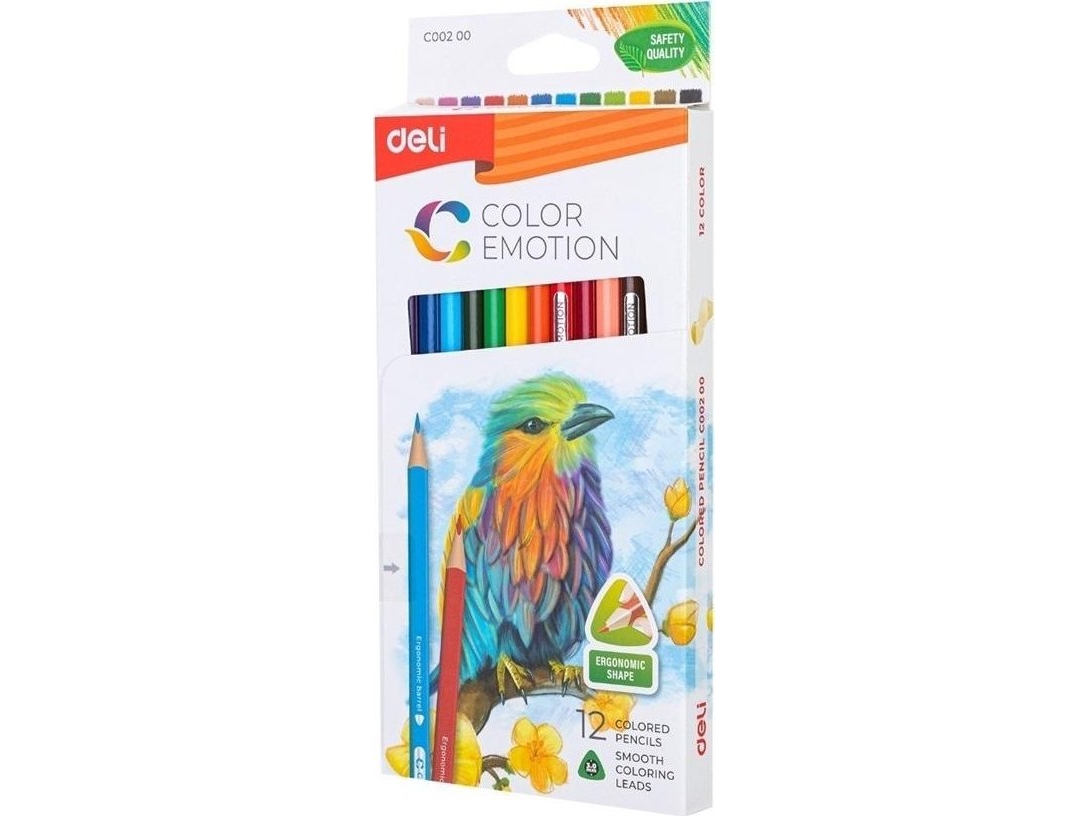 Color Emotion Bleistifte 12 Farben Deli