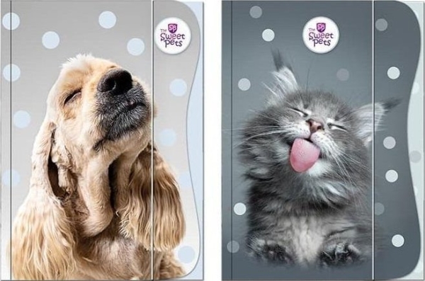 The Sweet Pets A4 A4 viskelædermappe