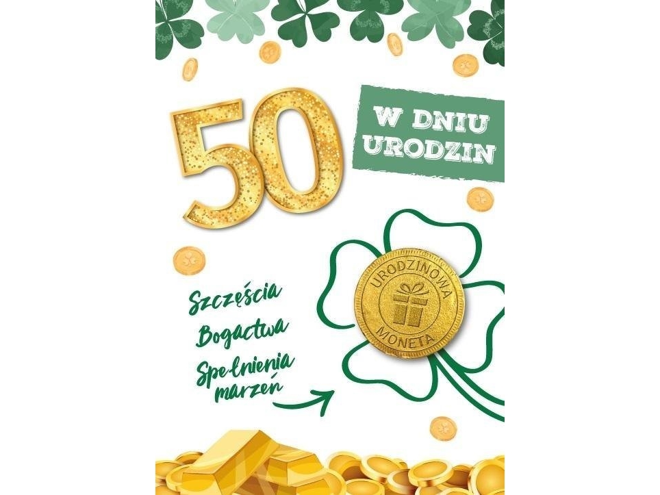 Syntymäpäiväkortti 50