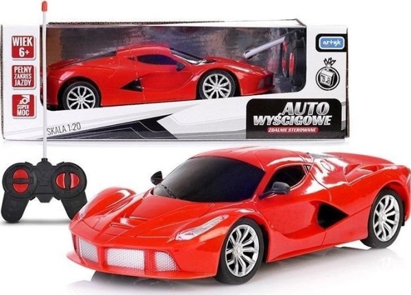 R/C autos racerbiler til drenge rød