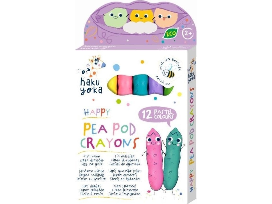 Hymyilevä papu värikynät 12 väriä