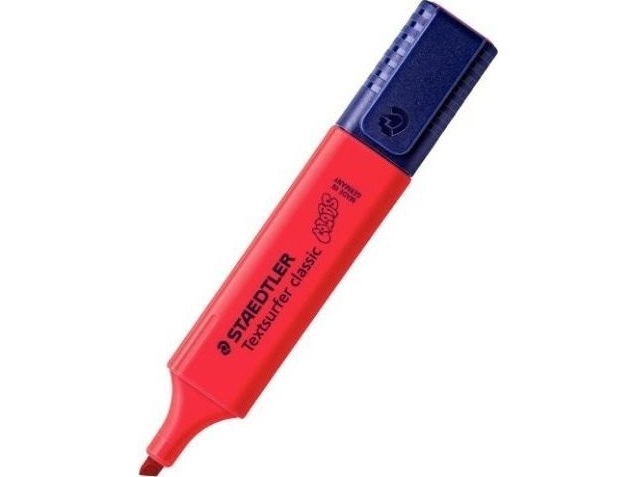 Classic Colors Highlighter Strong Red (10Pcs)