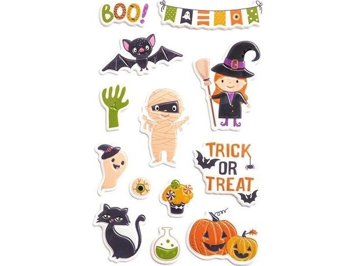 Halloween Puffy Aufkleber 15Stk