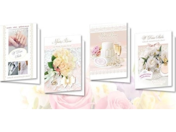 B6 Karte Mit Aufklebern Hochzeit (10Pcs)