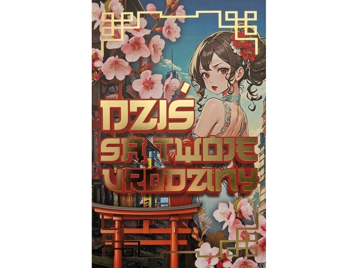 Manga Birthday Card | Skola & Hobby - Festdekorera - Presentinslagning | GameStuff