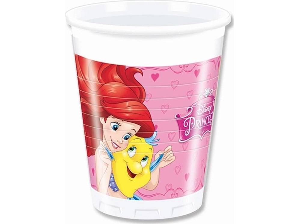 Prinzessin Dreaming Plastikbecher 200Ml 8St