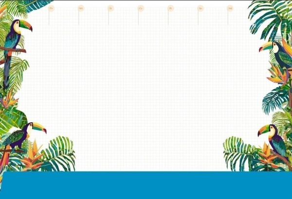 Skrivebordsunderlag Tropics