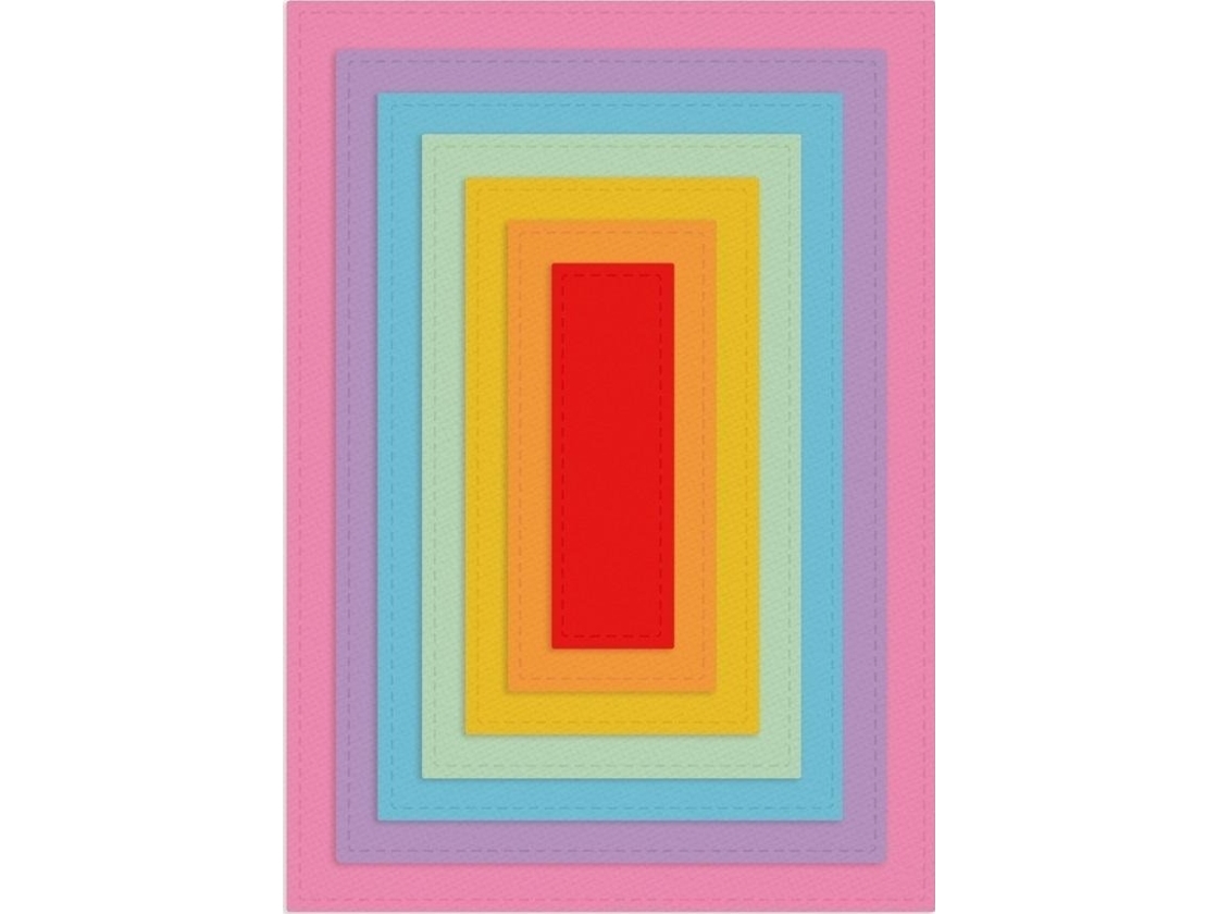 Udstansningssæt - Rektangler 15X10cm 7Stk