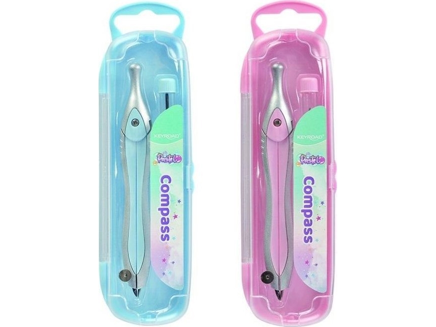 Keyroad passare i plast pastell med blyertsspets i etui MIX | Utomhus - Outdoor utrustning - Kompas | GameStuff