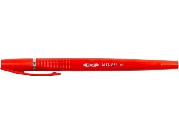 Alfa Gelschreiber Rot (10Stück) Deli